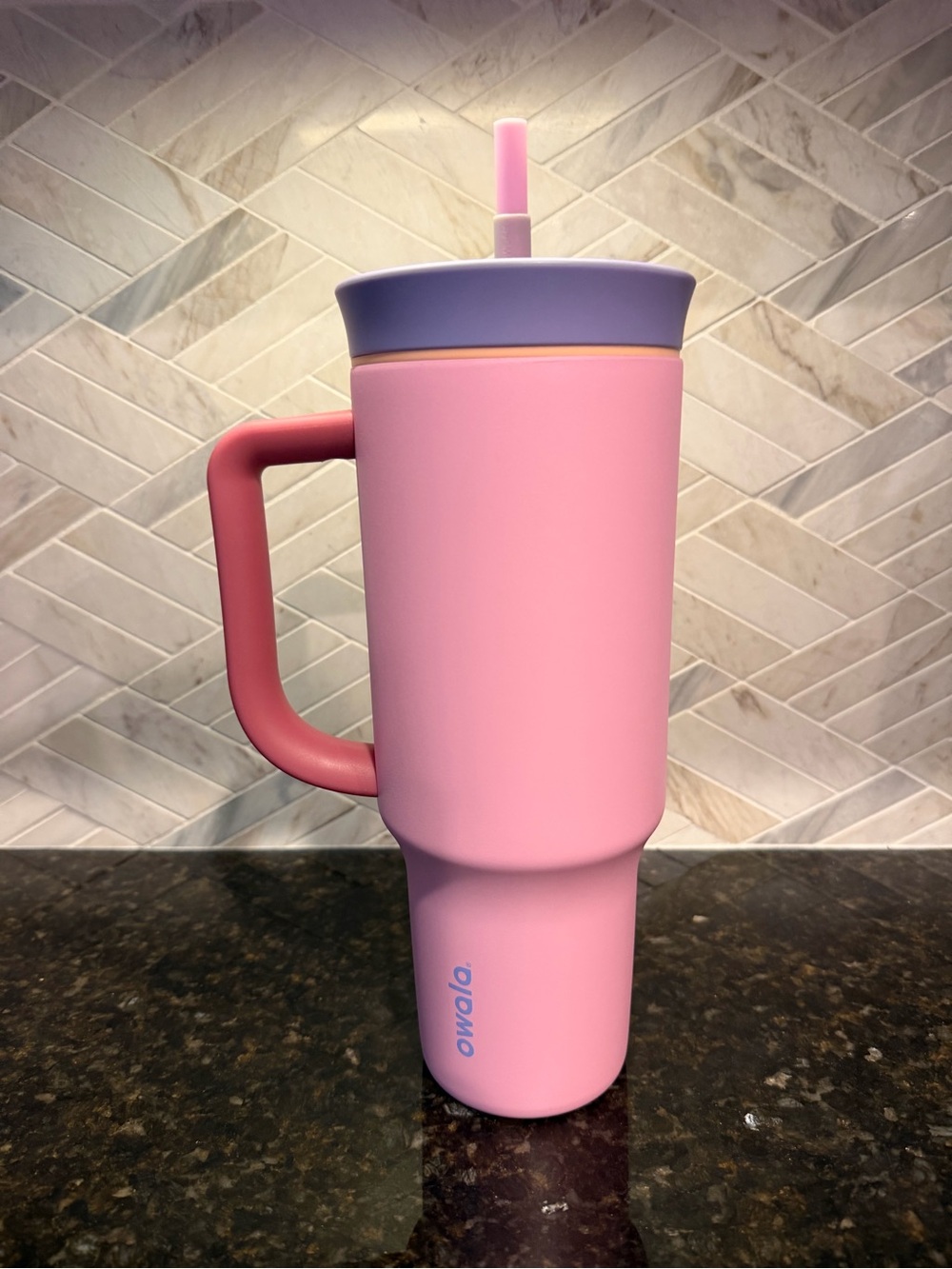 Owala 40oz Stainless Steel Straw Tumbler - Electric Orchid